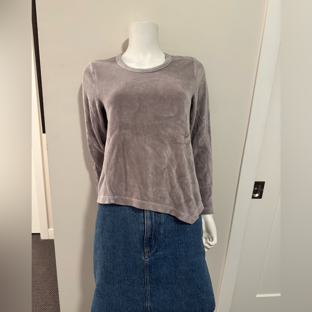 Wilt Asymmetrical Velour Top - MINT!